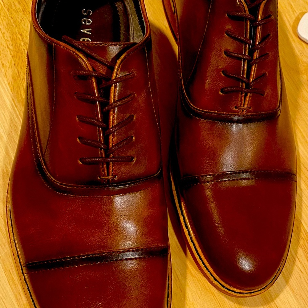Men’s Seven91 dress shoes for sale. Size 10.5. In perfect condition, never used.